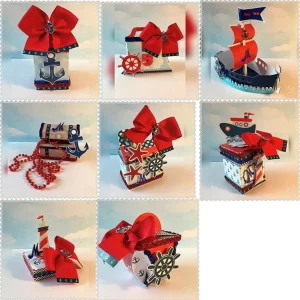 Decoração de Marinheiro Studio, Png e Pdf