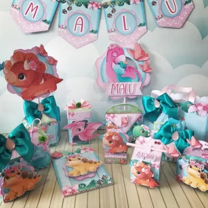 Festa Aniversario Dinossauro Menina