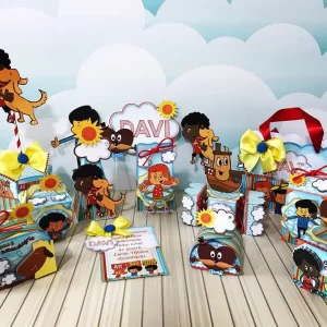 Festa Decoração 3 Palavrinhas Masculino