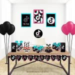 Festa Decoração Tiktok Studio e Pdf