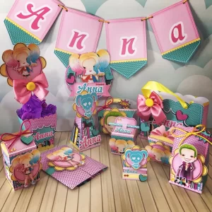 Festa Decoração da Arlequina e Coringa