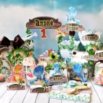 Festa Mesversario Dinossauro Simples