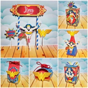 Festa Simples Mulher Maravilha Studio