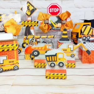 Festa Tema Construção Studio e Pdf