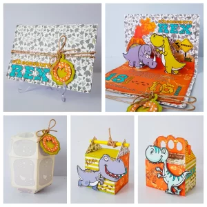 Festa Tema Dino Studio, Png e Pdf