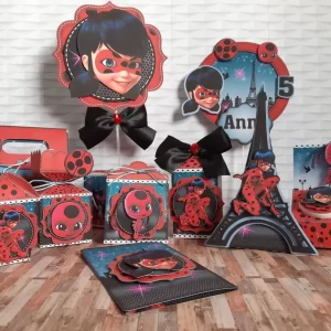 Festa Tema Ladybug Studio, Png e Pdf