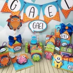 Festa Tema Monstrinhos Studio, Png e Pdf