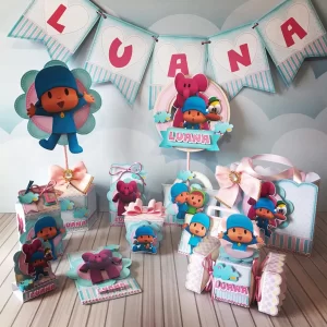 Festa Tema Pocoyo Studio, Png e Pdf