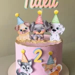 Festa Topo de Bolo Cachorrinhos Studio
