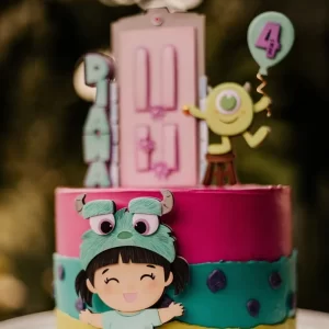 Festa Topper de Bolo Monstro sa Studio