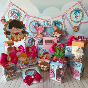 Festas Pool Party Studio, Png e Pdf