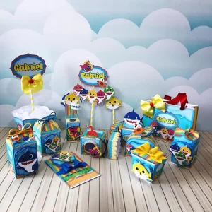 Festinha Baby Shark Studio, Png e Pdf