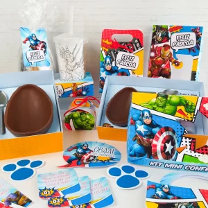 Páscoa Festa Vingadores Studio e Pdf