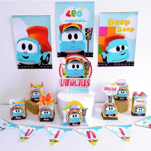 Tema de Aniversario Leo o Caminhao