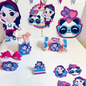 Tema de Aniversário Luluca Studio, Png e Pdf