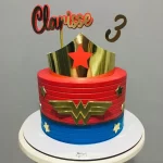 Tema de Bolo Mulher Maravilha Studio