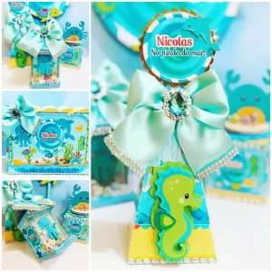 Tema de Festa Fundo do Mar Studio e Pdf