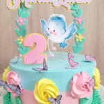 Topo de Bolo Jardim Encantado Para Imprimir