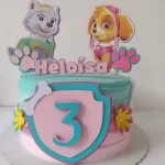 Topo de Bolo Skye Patrulha Canina Studio