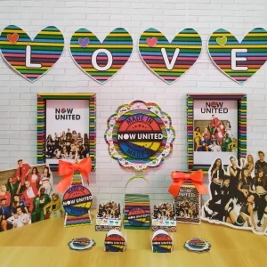 Decoração Now United Studio, Png e Pdf