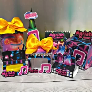 Aniversári Festa Neon Infantil Studio