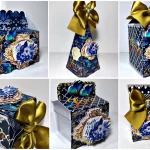 Aniversário 15 Anos Azul e Dourado