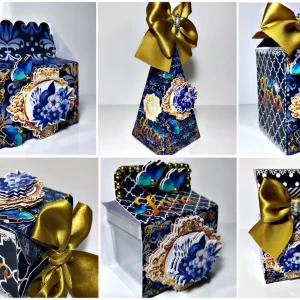 Aniversário 15 Anos Azul e Dourado