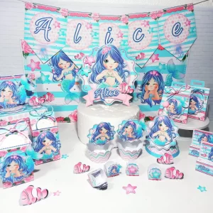 Aniversario Sereia Fundo do Mar