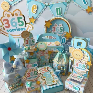 Aniversário Tema 365 Sorrisos Studio, Png e Pdf