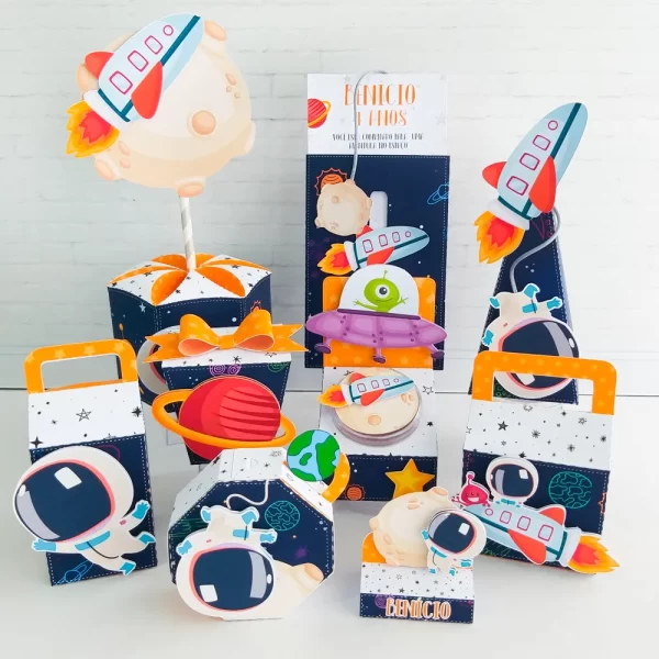 Aniversário Tema Astronauta Studio e Pdf