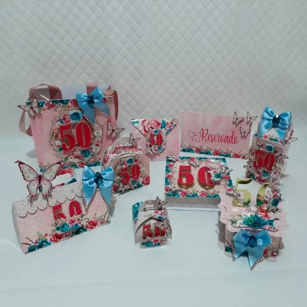 Aniversario Tema Borboletas Studio e Pdf