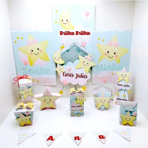 Aniversario Tema Brilha Brilha Estrelinha