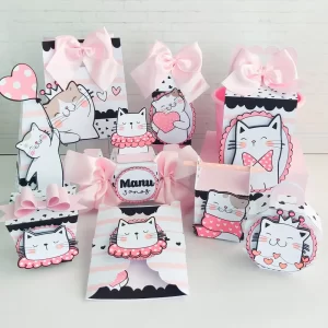 Aniversario Tema Gatinha Studio e Pdf