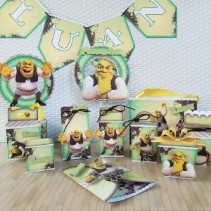 Aniversario Tema Shrek Studio, Png e Pdf