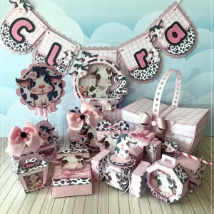 Aniversario Tema Vaquinha Studio, Png e Pdf