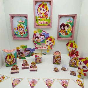 Aniversario da Emília Studio, Png e Pdf