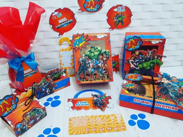 Arquivo Ovo de Pascoa Super Herois