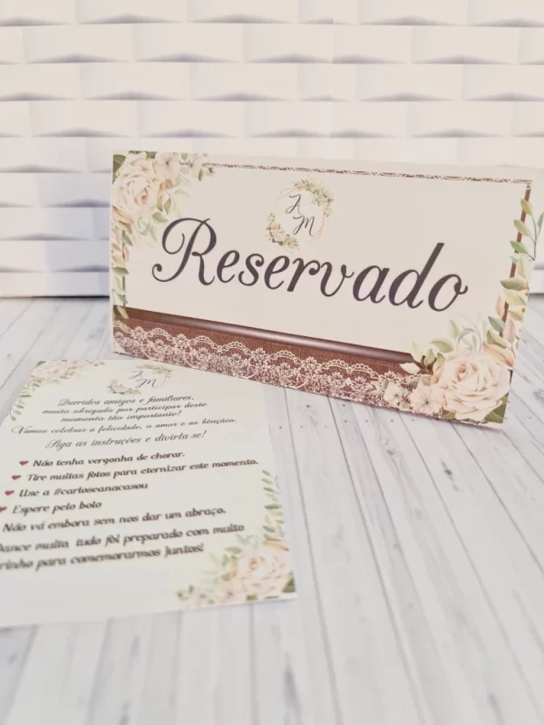 Arranjo de Mesa Para Casamento - Image 4