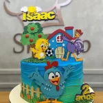 Bolo Mêsversário Galinha Pintadinha Studio