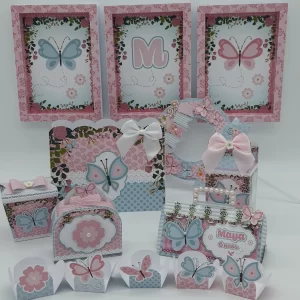 Borboleta Decoração Festa Studio e Pdf