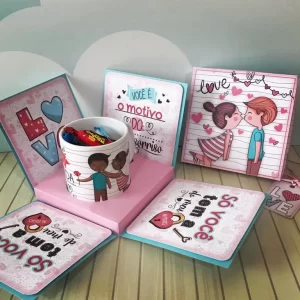 Caixa Explosão Dia Dos Namorados