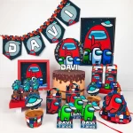 Centro de Mesa Among Us Studio e Pdf