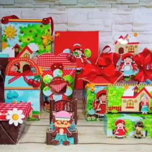 Centro de Mesa Chapeuzinho Vermelho