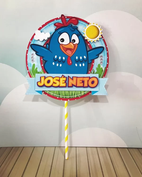 Centro de Mesa Galinha Pintadinha Para Imprimir
