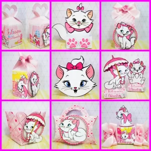 Centro de Mesa Gatinha Marie Studio