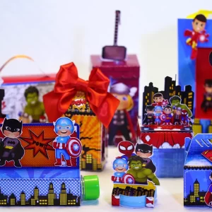 Centro de Mesa Super Heróis