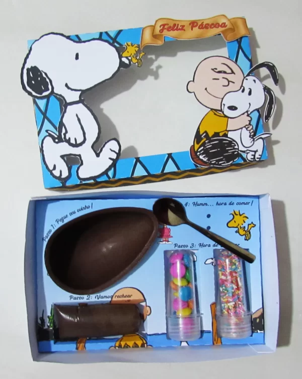 Confeiteiro Snoopy Pascoa Studio e Pdf