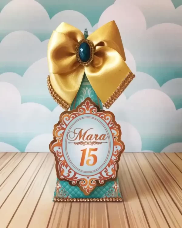 Decoracao 15 Anos Azul Tiffany Studio e Pdf - Imagem 4