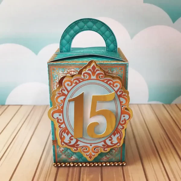 Decoracao 15 Anos Azul Tiffany Studio e Pdf - Imagem 3