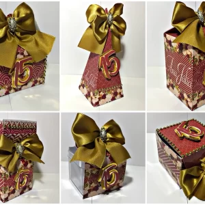 Decoração 15 Anos Marsala Studio